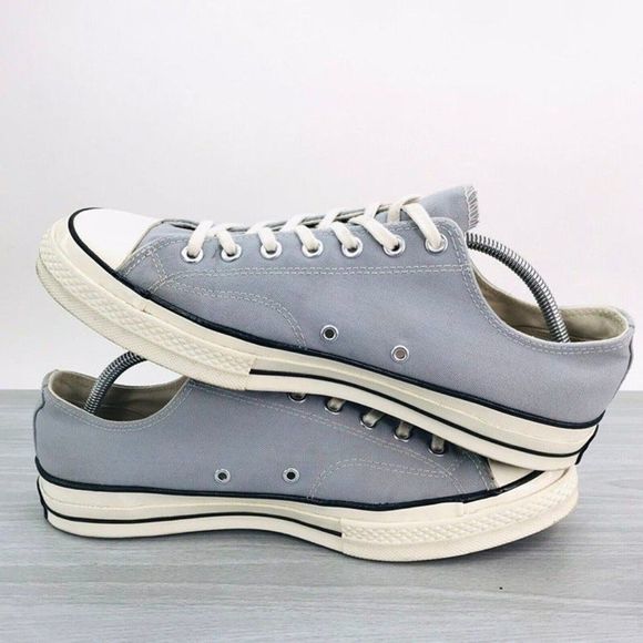VTG Converse Chuck Taylor All Star 70 Low OX Wolf Grey Shoes 170555C Unisex - Picture 7 of 11